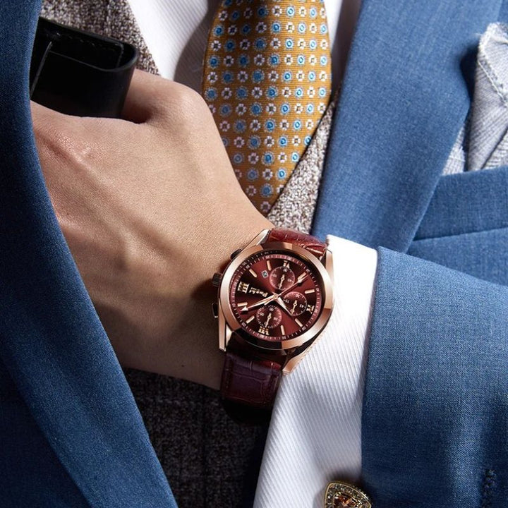 Relógio de Quartzo Masculino para Negócios