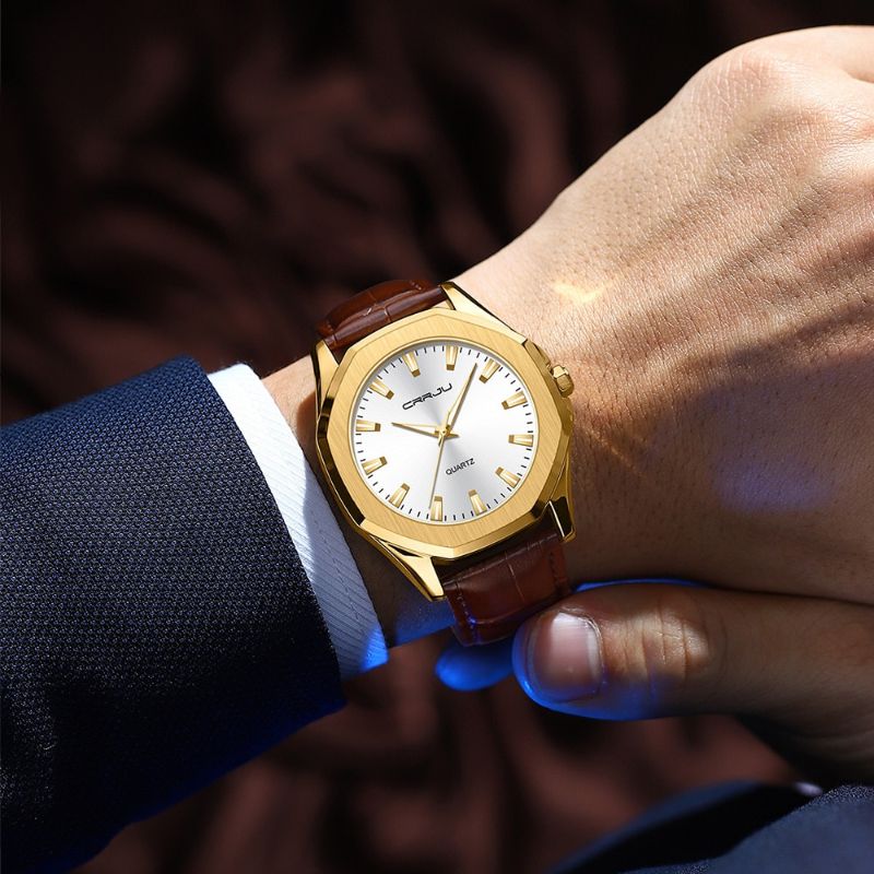 Relógio de Quartzo Minimalista Casual