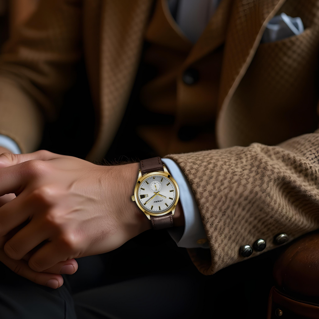 Relógio de Quartzo Minimalista de Luxo para Homens