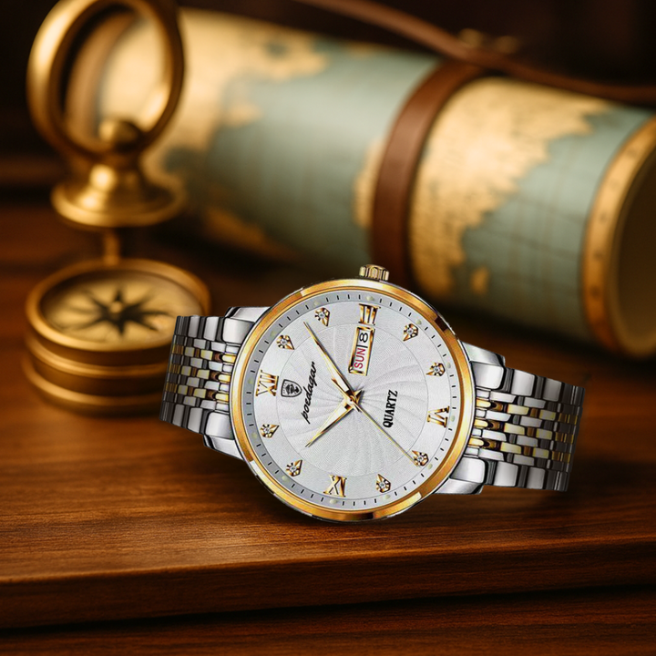 Relógio Luminosa com Strass