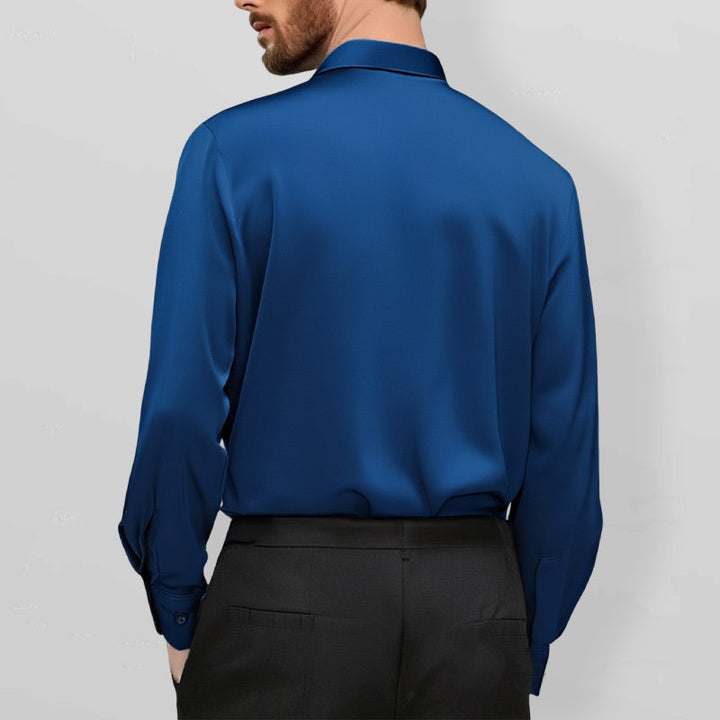 Laluna® | Camisa de stretch sem rugas para homens