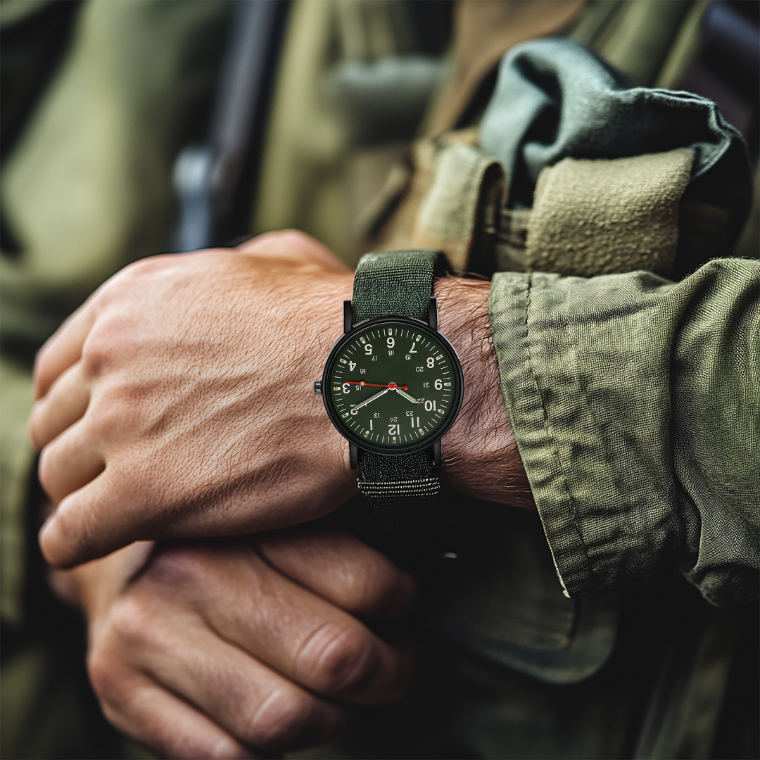 Relógio de Pulso Quartz Luxuoso de Moda