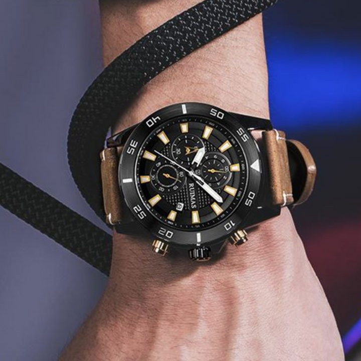 Relógio Cronógrafo de Quartzo com Mostrador