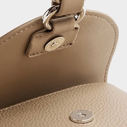 Bolsa de Telefone Mini Transversal em Couro Legítimo
