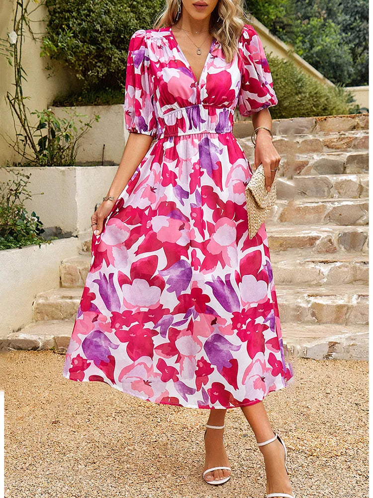 Karoline | Vestido Elegante de Verão