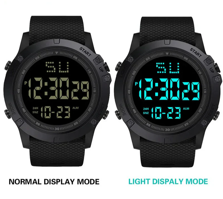 Relógio Esportivo Militar Digital LED Resistente