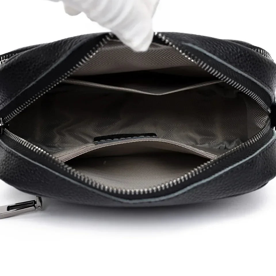 Zara | Bolsa de Ombro de Couro Refinado