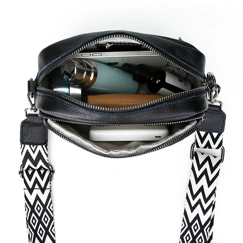 Belle | Bolsa de Ombro de Couro Refinado