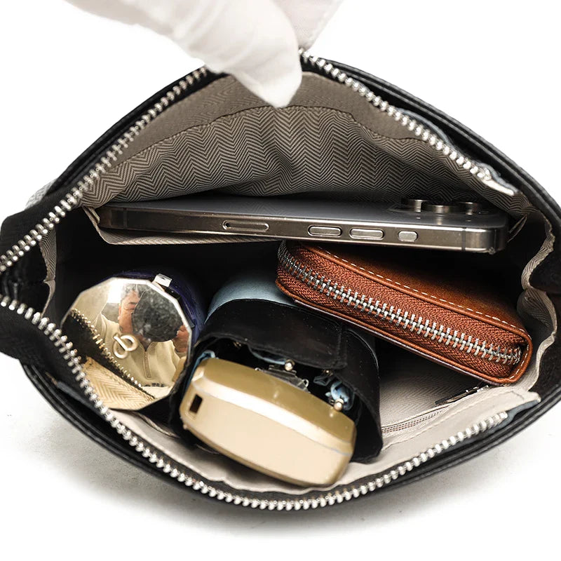 Matilda | Bolsa de Ombro de Couro Refinado