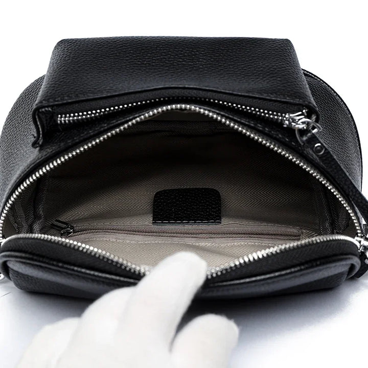 Elsie | Bolsa de Ombro em Couro Refinado