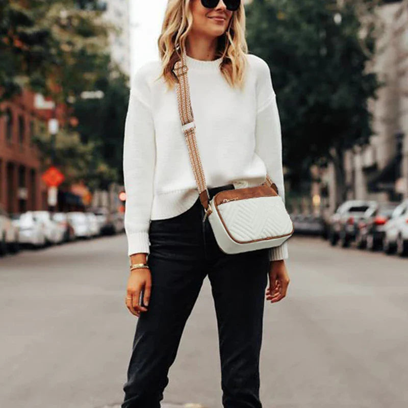 Ariana | Bolsa de Ombro de Couro Refinado