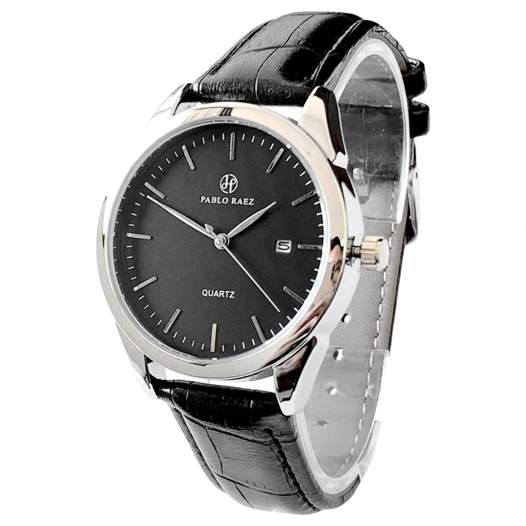 Relógio de Pulso com Pulseira de Couro Essencial para o Estilo de Vida