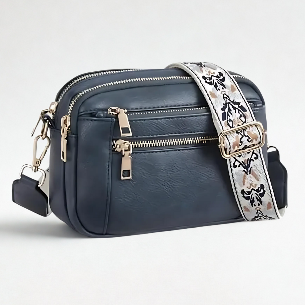 Edith | Bolsa de Ombro de Couro Refinado